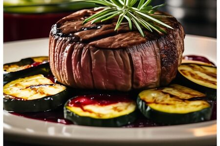 Филе миньон с цукини гриль