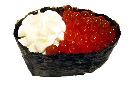 Суши Икура чиз гункан