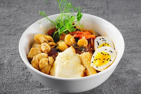 Токпокки с курицей