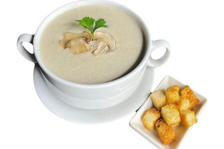 Крем-суп грибной