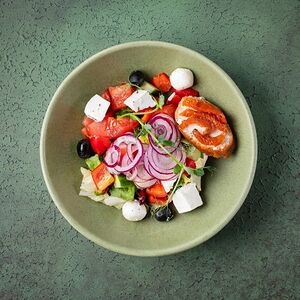 Салат Греческий с цитрусовой заправкой