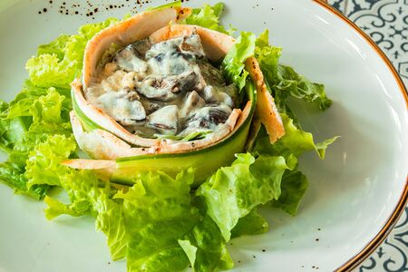 Салат с куриной печенью Ку-Агра