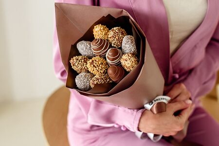 Букет из клубники в шоколаде Пиана