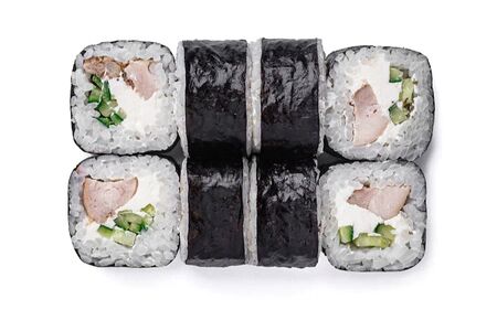 Сливочный ролл с курицей