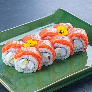 Ролл Филадельфия классическая с королевской креветкой