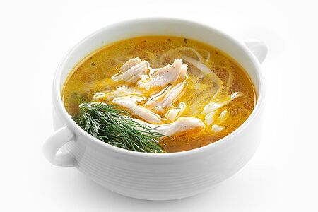 Бульон куриный с лапшой