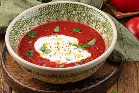 Гаспачо со страчателлой