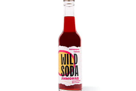 Лимонад Wild Soda Мандарин-гранат