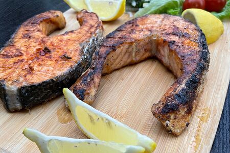 Шашлык из семги