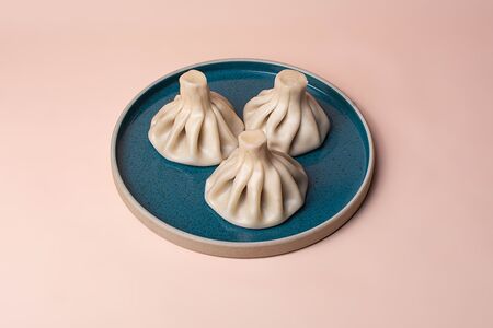 Хинкали с говядиной и свининой