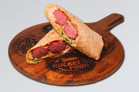 Хот-дог с охотничьими сосисками