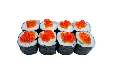 Ролл с красной икрой