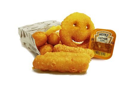 Картофельное ассорти 5 в 1 с сырным соусом