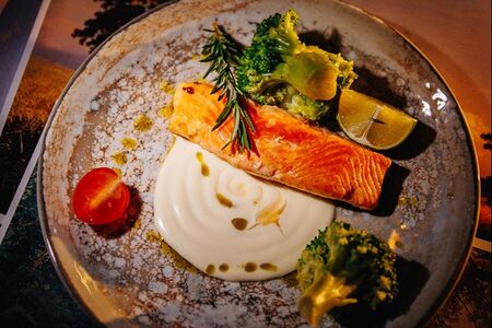 Стейк-филе из лосося