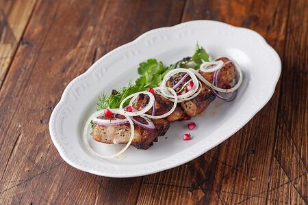 Шашлык из cвинoй шеи