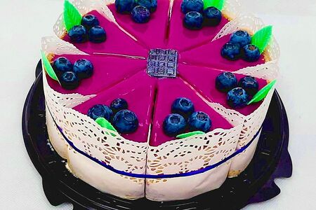 Торт Блинный с черникой