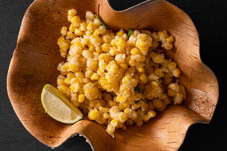 Молочная кукуруза в японской темпуре