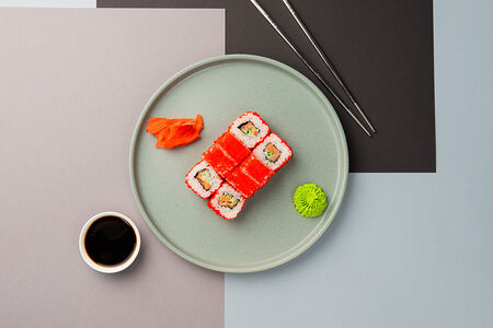 Ролл Калифорния с лососем 8 шт