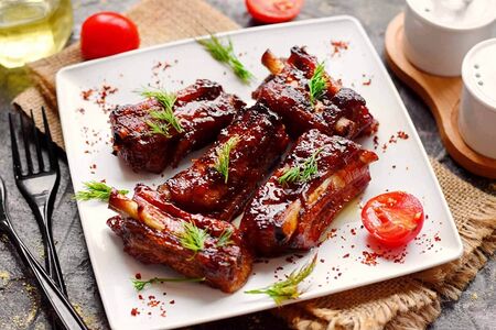 Шашлык из свиных ребрышек