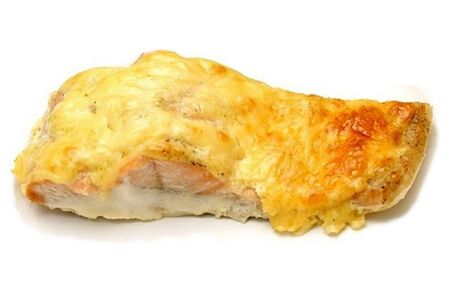 Горбуша с овощами и сырной корочкой