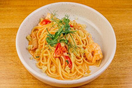 Лингвини с морепродуктами