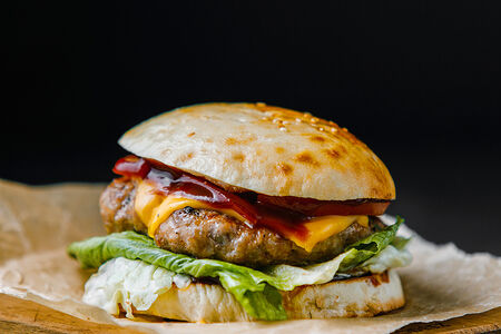 Бургер со свининой