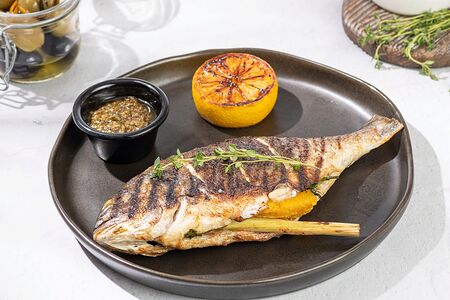 Дорадо на гриле