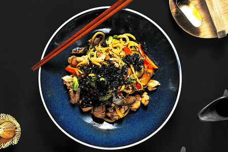 Лапша со свининой