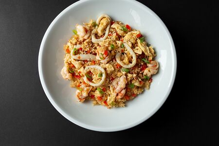 Рис с морепродуктами