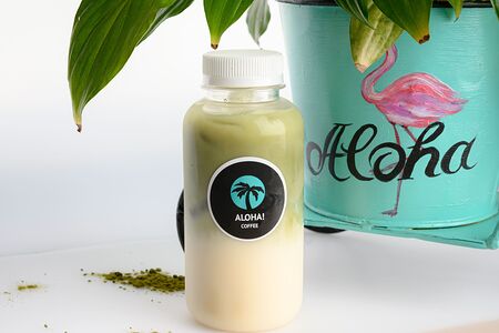 Матча-латте холодная