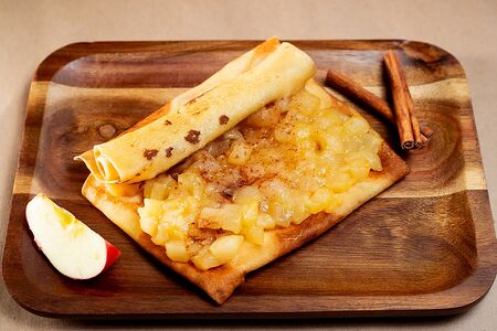 Яблоко-корица блин