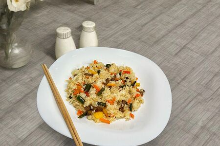 Рис жареный с говядиной