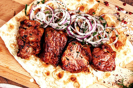 Шашлык из свиной мякоти