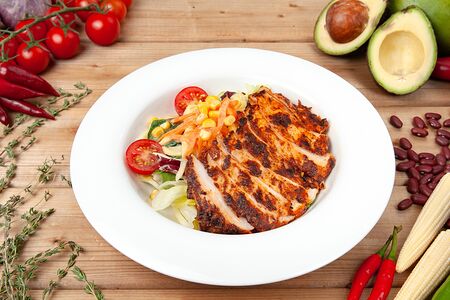 Салат с курицей