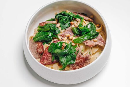 Паста тальятелли песто