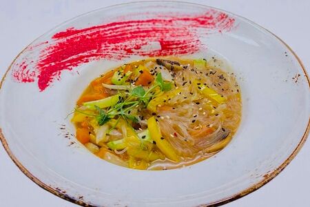 Фунчоза с овощами