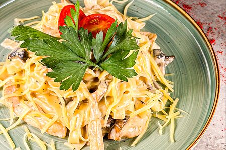 Паста Фетучини Альфредо