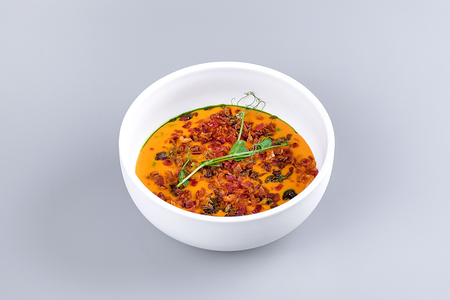 Суп сырный с беконом