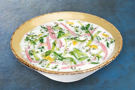 Окрошка с кефиром