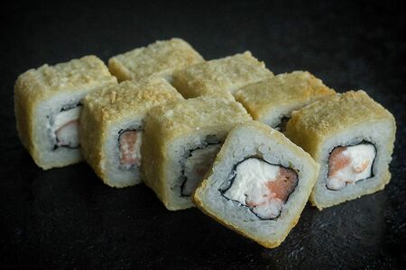 Сяке эби темпура