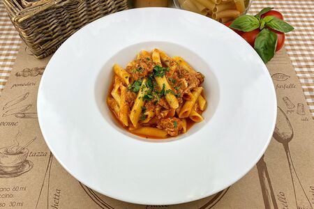 Пенне с тунцом