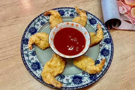 Креветки темпура