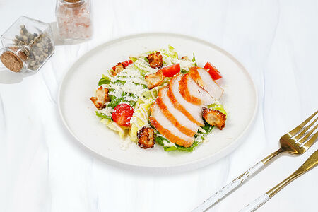 Салат Цезарь с курицей 200 г, Доставка