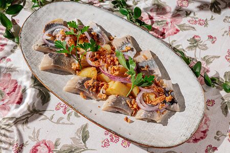 Сельдь с картофелем