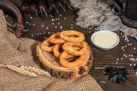 Кольца кальмара в панировке