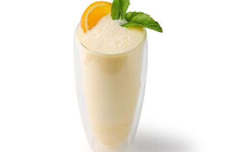 Молочный коктейль Апельсин-пломбир