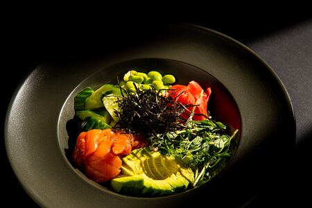 Поке с лососем