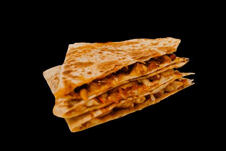 Кесадилья с курицей