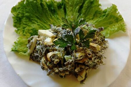 Салат с морской капустой