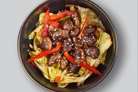 Салат с сердечками